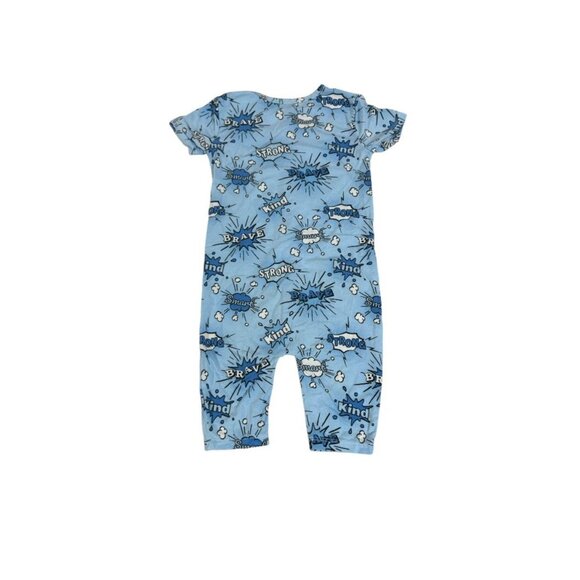 Sweet Bamboo Onesie Sleeper Blue Size 12-18 Months - Picture 2 of 3